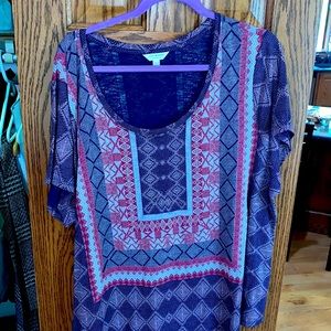 Lucky Brand tribal t-shirt